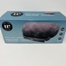 Neck and Lumbar Massage Cushion Pillow, Retail $30.00