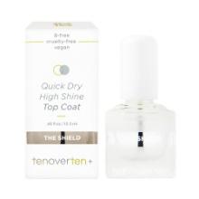 Tenoverten the Shield High Shine Protective Top Coat - 0.45 Fl Oz, Retail $20.00