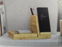 Wireless Charging Desk Organizer, Retail $24.99