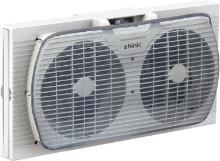 shinic Twin Window Fan with Reversible Air Flow, Quiet Mode, 3 Speed Settings