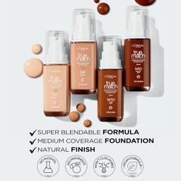 L'Oreal Paris True Match Foundation, Medium Coverage, N1 Light, 1 Fl Oz