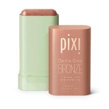 Pixi On-the-Glow Bronze 19g: Tinted Moisture Bronzer Stick for Cheeks & Lips, Paraben-Free