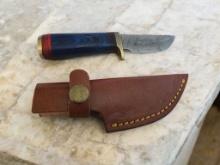 Damascus Handmade Knife with Sheath
