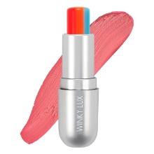 Winky Lux Rainbow Tri Tinted Lip Balm - Hydrating, Nourishing, Sheer Pink Tint with Jojoba Oil.
