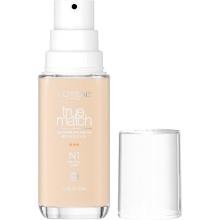 L'Oreal Paris True Match Foundation, Medium Coverage, N1 Light, 1 Fl Oz