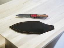 Damascus Handmade Knife with Sheath