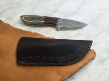 Damascus Handmade Knife with Sheath