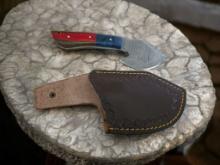 Damascus Handmade Knife with Sheath