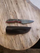 Damascus Handmade Knife with Sheath