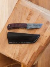 Damascus Handmade Knife with Sheath