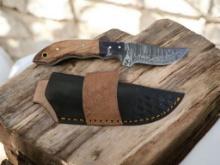 Damascus Handmade Knife with Sheath