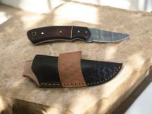Damascus Handmade Knife with Sheath