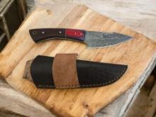 Damascus Handmade Knife with Sheath