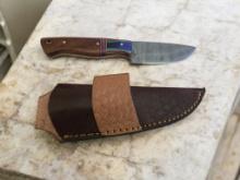 Damascus Handmade Knife with Sheath