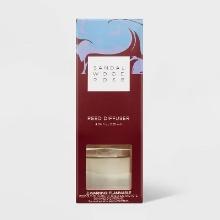 120ml Glass Reed Diffuser Sandalwood Rose Burgundy