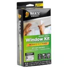 Duck Max Strength Clear Indoor Window Film Insulator Kit, 84 in., W X 120 in. L