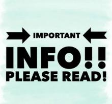 INFO LOT - PLEASE READ ** IMPORTANT** Pickup Location, Times and Other Auction  Info