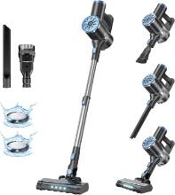 CORDLESS, SELF-STANDING, LED SCREEN STICK VACUUM, 6-IN-1, RECHARGEABLE, LIGHTWEIGHT, POWERFUL