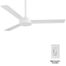 ROTO 52 IN. INDOOR WHITE CEILING FAN WITH WALL CONTROL