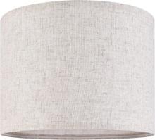 GO&SO LINEN DRUM LAMP SHADE, 13X13X10, BEIGE GRAY, FOR TABLE LAMPS - ASSEMBLY REQUIRED