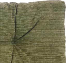 Klear Vu Gripper Omega Non-Slip Tufted Bench Cushion, 35", Green