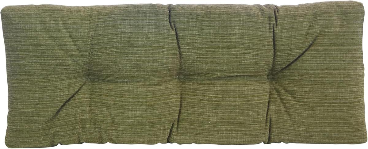Klear Vu Gripper Omega Non-Slip Tufted Bench Cushion, 35", Green