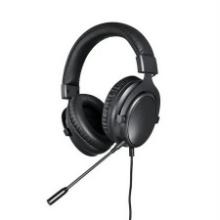 onn. Over-Ear Gaming Headset, Built-in Mic for PC, 6 ft Cable, Black