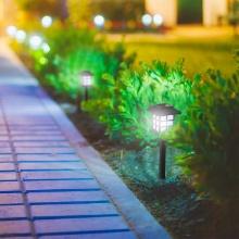 Pure Garden 5-Piece Weather-Resistant Solar Outdoor Light Set