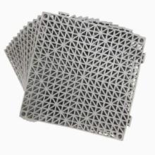 12 PACK INTERLOCKING CUSHION 11.5" X 11.5" FLOOR TILES, PATIO BALCONY YARD WASHER PAD (GRAY)