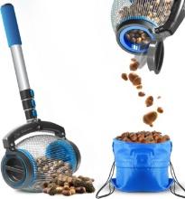 Zozen Acorn Picker Upper Roller, Side Dump, Picks 3/8''-1'' Objects, Capacity 1 Gallon