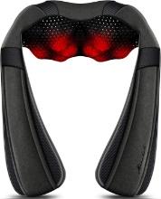 Mirakel Shiatsu Neck & Back Massager - Deep Tissue Pain Relief, Ergonomic Design with Heat