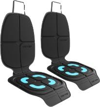 HEYTRIP Car Seat Protector, 2 Pack, Waterproof, Non-Slip, Black Blue, Fits Most Car Seats