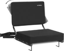 Stadium Seat with Back Support, Comfy Foam, Portable, Folding Chair with Shoulder Strap