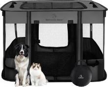 40x32x24 In Pet Playpen, Foldable, Portable Tent, Water-Resistant, for Indoor/Outdoor Use (L)