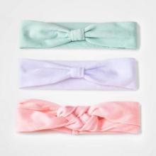 Baby Girls' 3pk Headwrap, Size: S