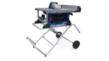 KOBALT 10-IN 15-AMP 120-VOLT CORDED PORTABLE JOBSITE TABLE SAW W/GRAVITY RISE STAND