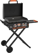 BLACKSTONE 2350 ON-THE-GO 22 OMNIVORE FLEX-FOLD GRIDDLE W/HOOD, COATED STEEL, BLACK
