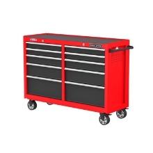 CRAFTSMAN S2000 52 IN. 10 DRAWER STEEL ROLLING TOOL CABINET, 32.4 IN. H X 19 IN. D