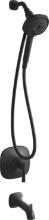 KOHLER RILL RITE-TEMP MATTE BLACK 1-HANDLE HANDHELD BATHTUB AND SHOWER FAUCET VALVE INCL.