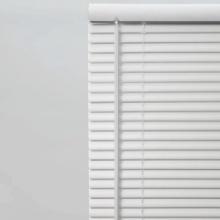 PROJECT SOURCE 36X64-IN CORDLESS WHITE VINYL ROOM DARKENING MINI-BLINDS