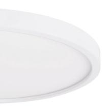 PROJECT SOURCE WHITE ROUND FLUSH MOUNT 15-IN LIGHT - ENERGY STAR