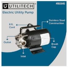 UTILITECH 0.083-HPSTAINLESS STEEL ELECTRIC UTILITY PUMP