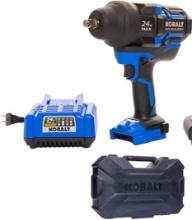 KOBALT XTR 24-VOLT MAX 1/2-IN DRIVE CORDLESS IMPACT WRENCH (CHARGER INCLUDED)