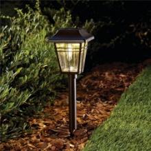 HARBOR BREEZE SQUARE PATH 15-LUMEN BRONZE SOLAR LED OUTDOOR PATH LIGHT (3500 K)