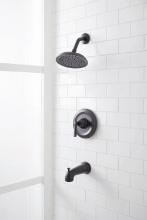 ALLEN + ROTH TOWNLEY OIL RUBBED BRONZE 1-HANDLE BATHTUB AND SHOWER FAUCET W/VALVE