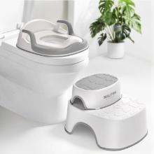 MALITON BABY POTTY TRAINING SEAT WITH STEP STOOL, ANTI-SLIP TODDLER STOOL, POTTY SEAT + 2 STOOLS