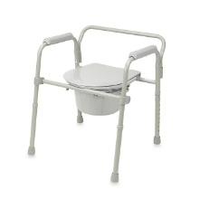 DRIVE MEDICAL FOLDING STEEL COMMODE