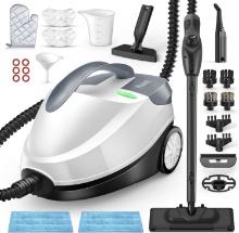 STEAM CLEANER, 28 ACCESSORIES, 1800W, 1.5L TANK, CHEMICAL-FREE, HEAVY DUTY