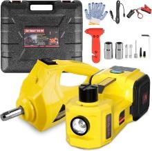 ELECTRIC CAR JACK, 5 TON 12V, E-IMPACT WRENCH, TIRE INFLATOR, LED (LIFTING: 6.1~17.7 INCH)