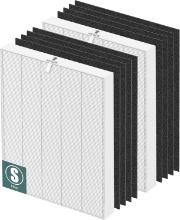 C545 HEPA FILTER FOR WINIX C545 AIR PURIFIER, 2 H13 TRUE HEPA & 8 CARBON PRE-FILTERS